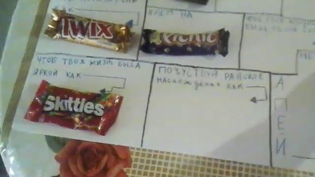 Сладкий плокат подарок на день рождения смотреть онлайн