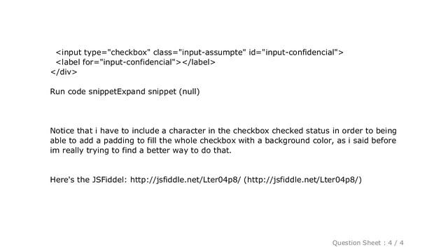 HTML : Change Checkbox background color when checked смотреть онлайн