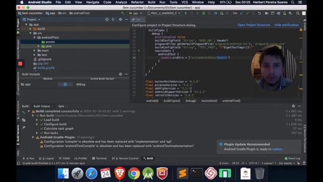 Como configurar o Cucumber no Espresso Android em um projeto Kotlin смотреть онлайн