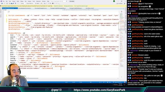 Stream 27 - Implementing changes suggested during review of Chocolatey Pull Request - Part 2 смотреть онлайн