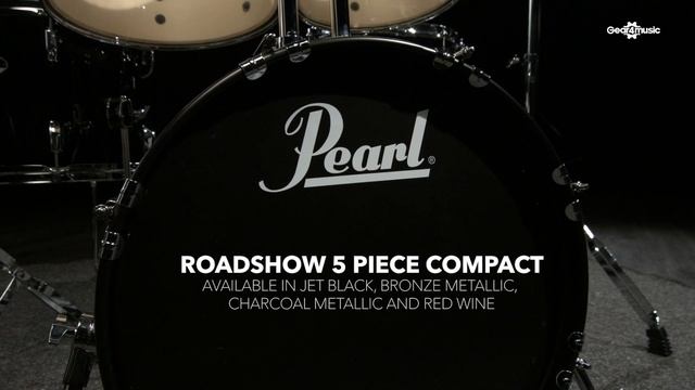 Pearl Roadshow 5 Piece Compact Drum Kit, Jet Black | Gear4music demo смотреть онлайн