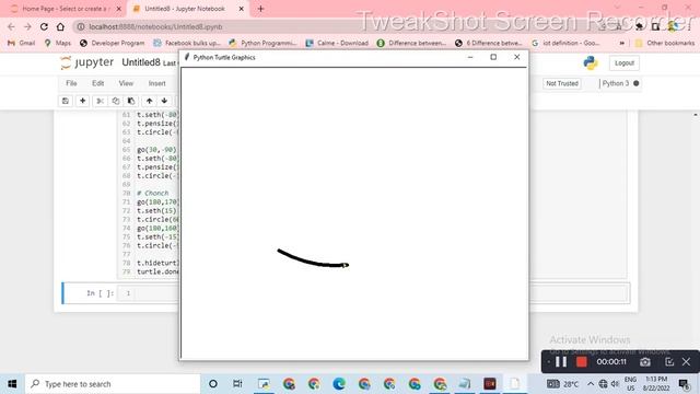 broken heart || Python turtle graphics || Python for beginners || Study easier by Pooja Patel смотреть онлайн