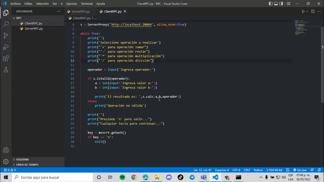 RPC con python смотреть онлайн