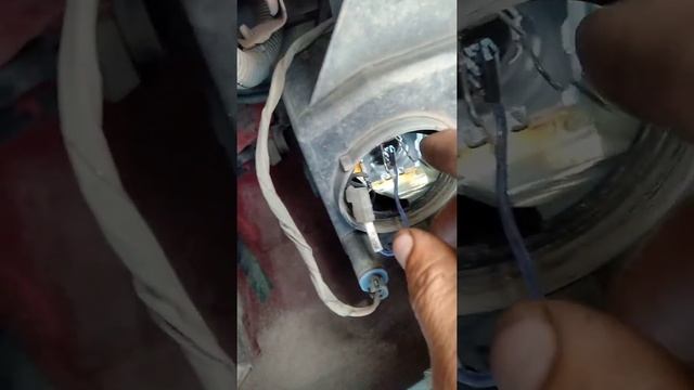 замена лампочек в противотуманных фарах OPEL ASTRA H(Опель астра Н) 2007 г.в.