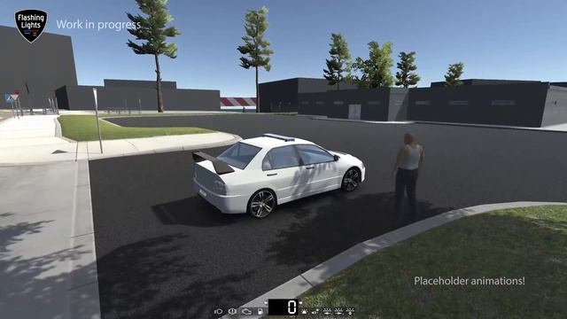 Frisk, Handcuff, Arrest first testing - Flashing Lights [game] смотреть онлайн