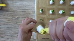 Пионы из зефира