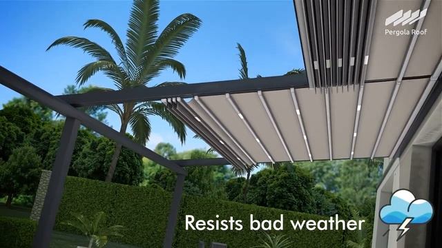 Автоматическая водонепроницаемая крыша Pergola смотреть онлайн
