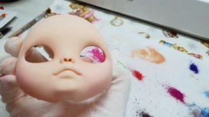 Кастом куклы Блайз, завершающий этап: делаем макияж