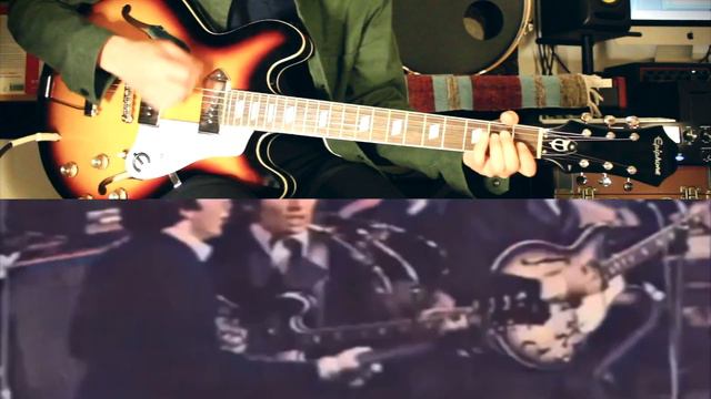 Nowhere Man Live (The Beatles Guitar Cover: John's Part) with Epiphone Casino смотреть онлайн