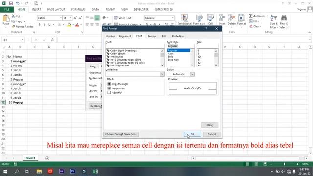 Panduan Lengkap Penggunaan Shortcut Ctrl + H di office excel смотреть онлайн