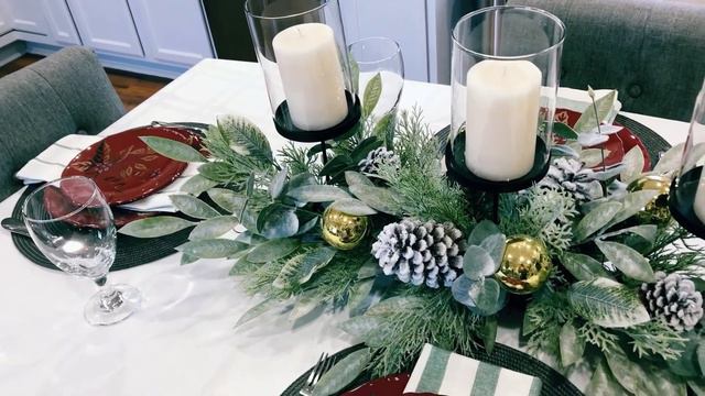 Winter Tablescape Ideas | Simple Winter Decor 2020 смотреть онлайн