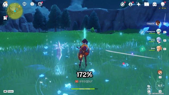 How Fast Can Chiori Attack?