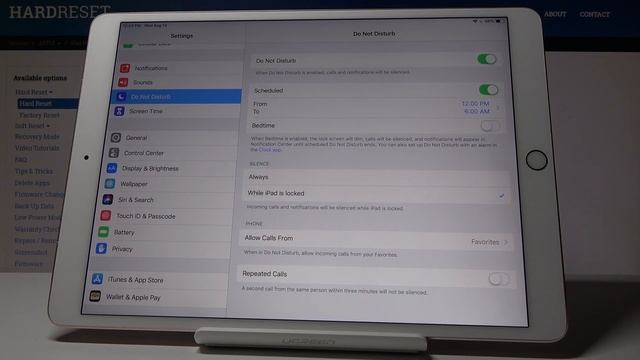 How to Enable Do Not Disturb Mode in iPad Pro 10.5 - Mute Sounds смотреть онлайн