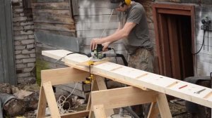 Фрезеровка пазов под ступени