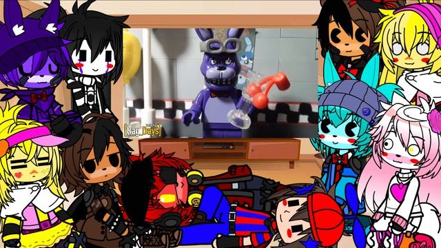 Фнаф 1 и 2 реагирует на Rag Days REANIMATED Gacha club смотреть онлайн