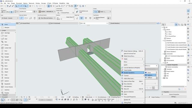 Wall Designing in Archicad Tutorial смотреть онлайн