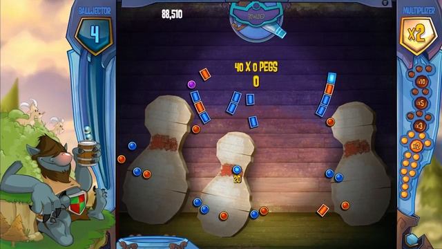 Peggle 2 - Gameplay Walkthrough Part 8 - Mountain Highs Trials (Xbox One Extreme Fever) смотреть онлайн