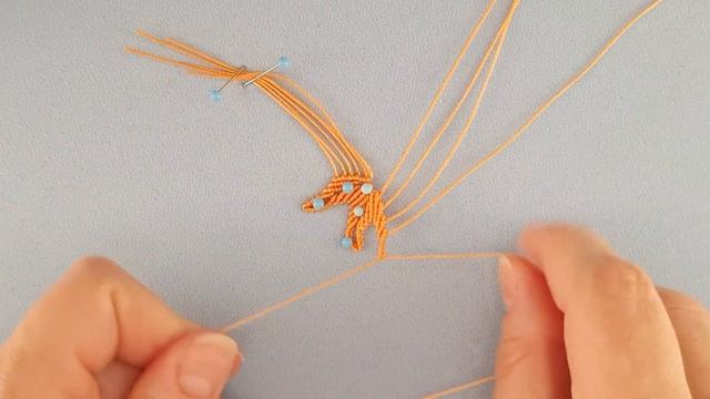 How to make micro macrame starfish, DIY macrame summer jewelry смотреть онлайн