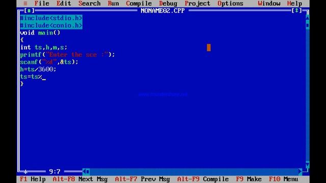 Convert second in to hour, minutes or a minute in c programming смотреть онлайн