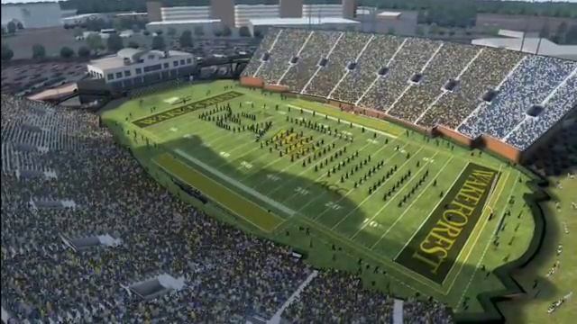 NCAA Football 10 - Wake Forest Pre-Game; Spirit of the Old Gold and Black Marching Band смотреть онлайн