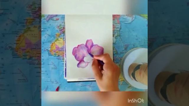КАК НАРИСОВАТЬ ОРХИДЕЮ?/ How To Draw An Orchid? смотреть онлайн