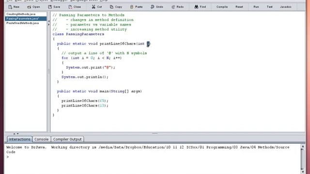 Java - Methods - Passing Parameters смотреть онлайн
