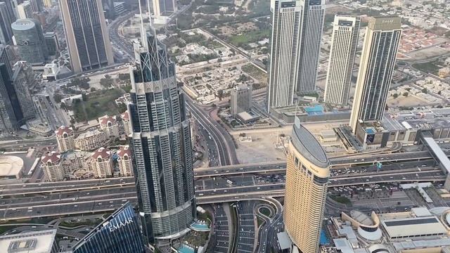 Дубай с высоты. Рамка, Бурдж Халифа, Пальма Джумейра смотреть онлайн