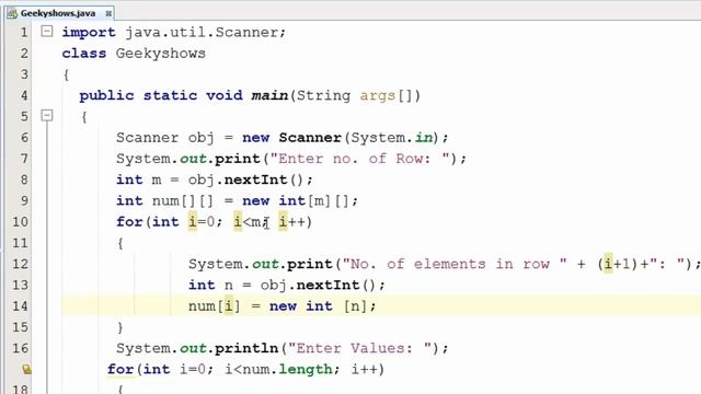 85. Dynamic Memory Allocation in Jagged Array Java Programming (Hindi) смотреть онлайн
