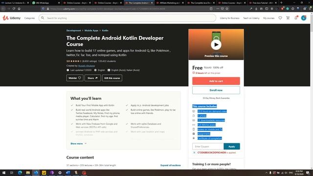 [FREE] UDEMY COUPONS WORTH DOLLARS! смотреть онлайн