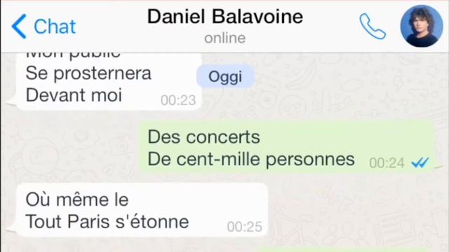 Daniel Balavoine - Le Chanteur - Lyrics - Chat view смотреть онлайн