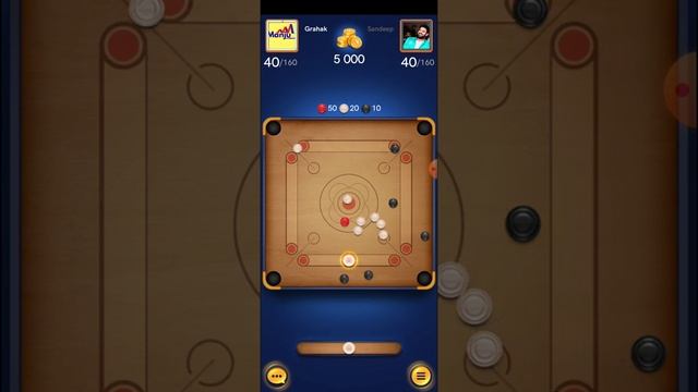 Carrom Disc Live Game ?।। Play Freestyle Game of 100000 with Win ?win situation End game смотреть онлайн