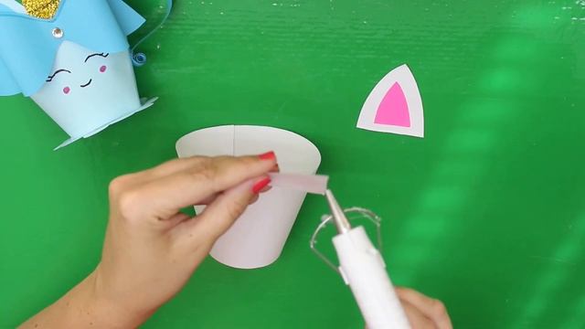 DIY МИНИ БУМАЖНЫЕ ЧАШКИ / ПОДЕЛКИ ИЗ БУМАГИ / ШКОЛЬНЫЕ ПОДЕЛКИ / ОРИГАМИ ЧАШКА ОТ BUBLIKSHOW смотреть онлайн