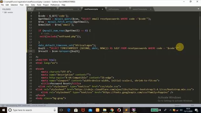 Forgot password recovery and password reset in php and mysql смотреть онлайн