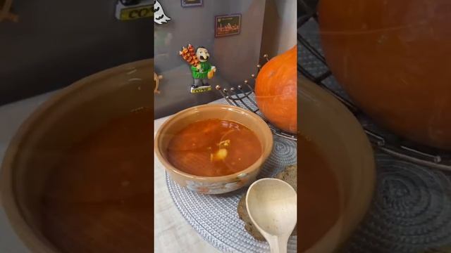 Густой и ароматный томатный суп / смотрите  видео с приготовлением на канале