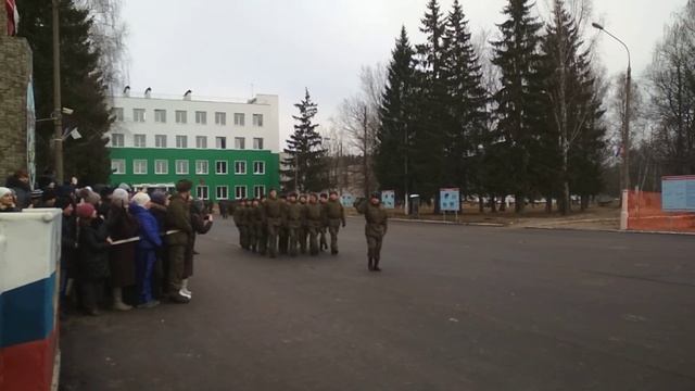 в/ч 33877 Чехов-3. Торжественный марш. 25.11.2017г. смотреть онлайн