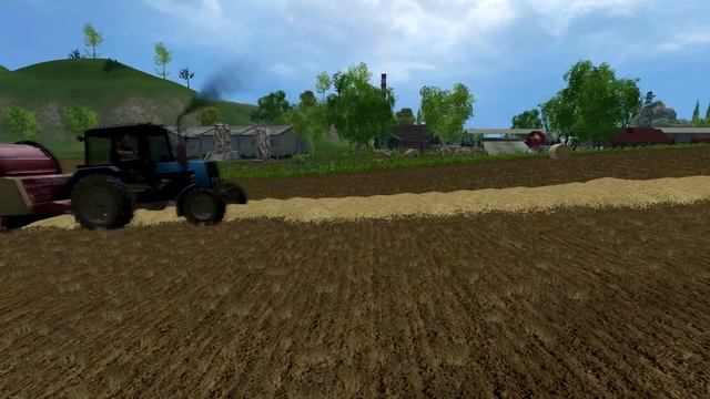 Играем в-Farming Simulator 2015№18(тюковка) смотреть онлайн
