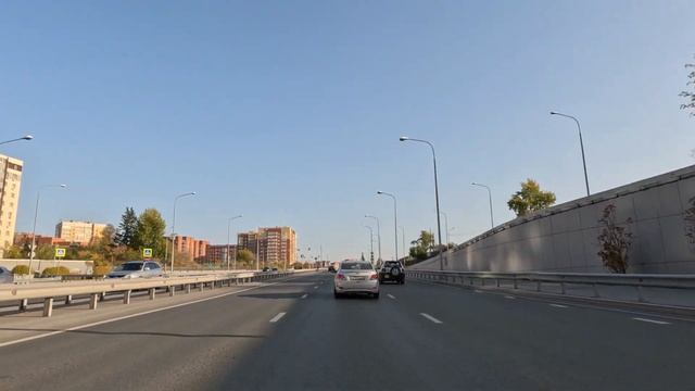 4K Tyumen Streets - Car Driving Relax Video - Ural, Russia- Поездка по осенней Тюмени