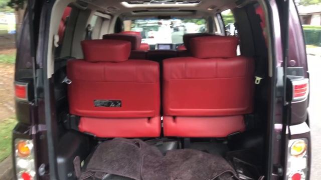 Purple Pearl Red Interior Series 3 E51 Elgrand For Sale @www.SunRIseCars.com.au