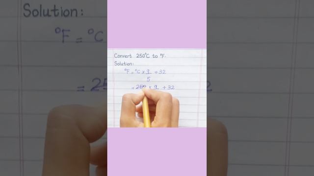 Convert 250 degree Celsius to degree Fahrenheit | Learnmaths смотреть онлайн