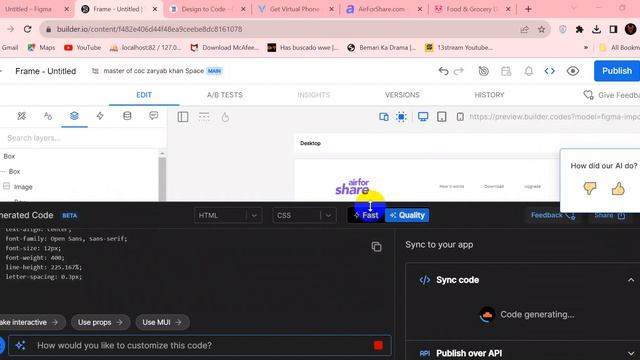 Builder.io - Seamlessly Transform Figma Designs into Clean Code with Visual Copilot смотреть онлайн
