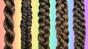 Базовые косы из 2, 3, 4 и 5 прядей