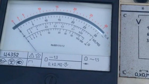 Самый надёжный советский тестер Ц4352