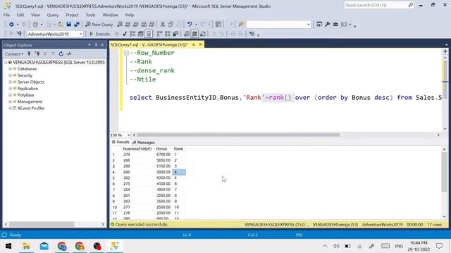 SQL For Beginners - Episode 09 - Ranking Functions - Tamil смотреть онлайн