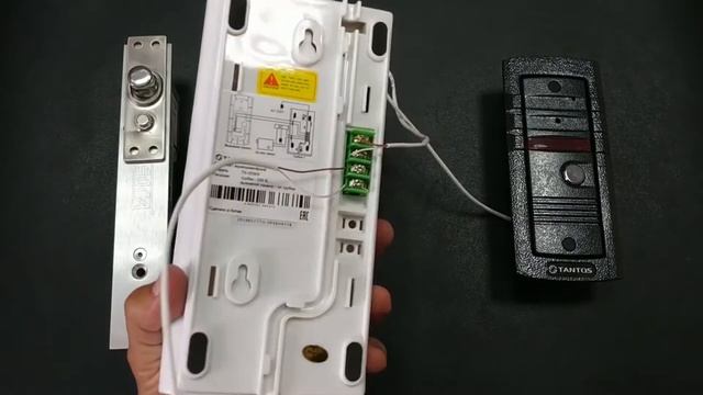 Обзор аудиодомофона Tantos TS 203 kit. Комплект с вызывной панелью. смотреть онлайн