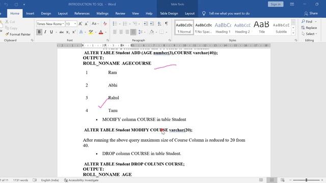 Data Definition Language and its Commands смотреть онлайн