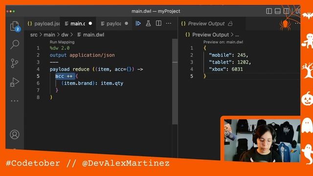 Same result different functions: reduce, map & object destructor in DataWeave | #Codetober 22 Day 1 смотреть онлайн