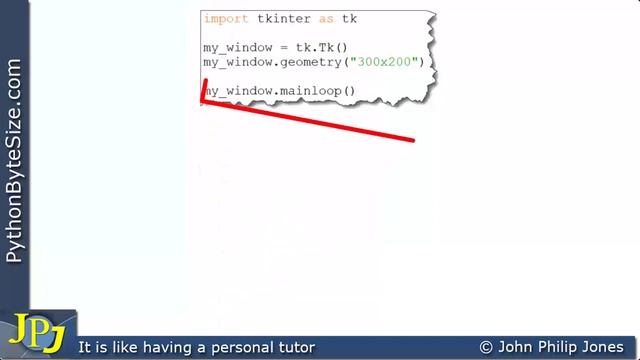 Setting the size of a Python tkinter window. смотреть онлайн