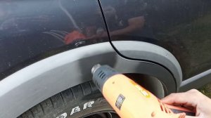 Восстановление пластика авто феном