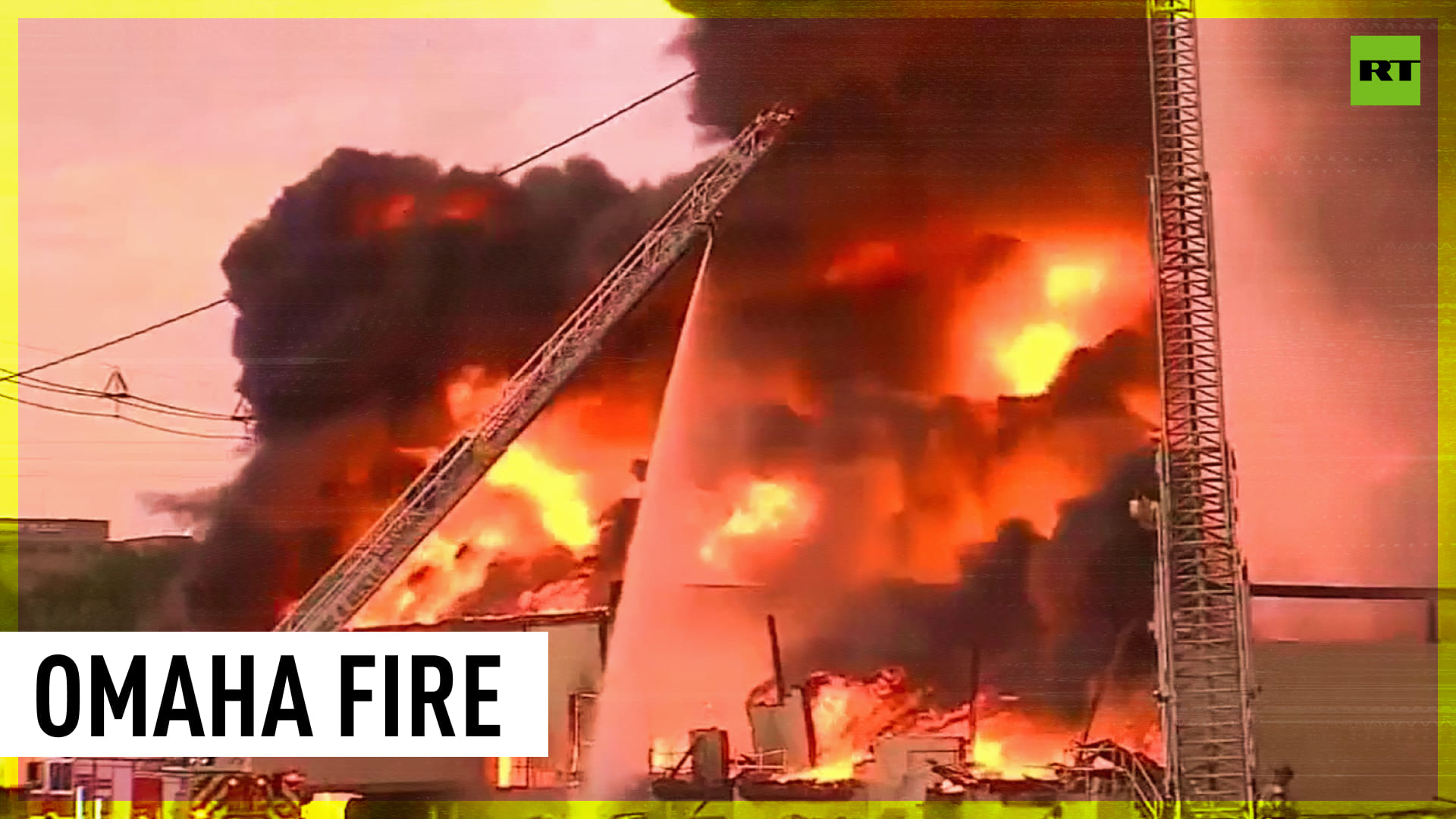 Fire Rages In Omaha Chemical Plant