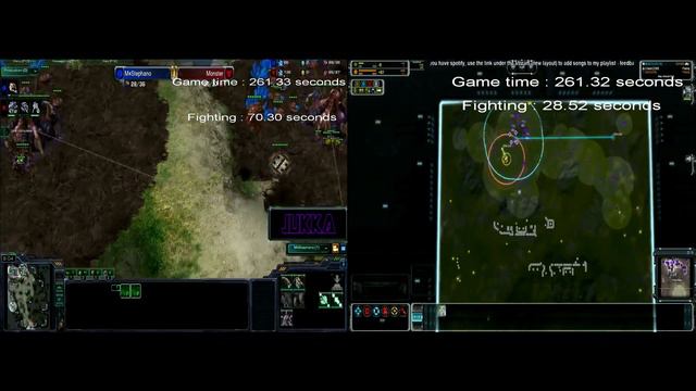 StarCraft 2 VS Forged Alliance - Fight times смотреть онлайн